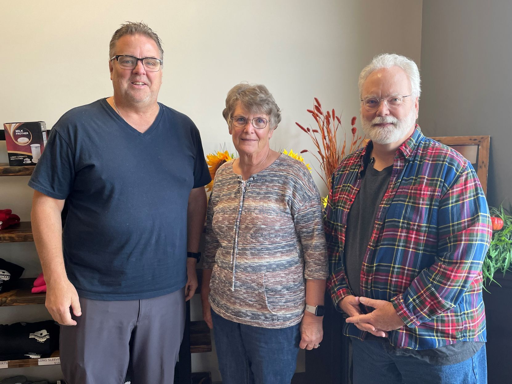 Jim Thelen, Lois Kramer, Randy Longacre